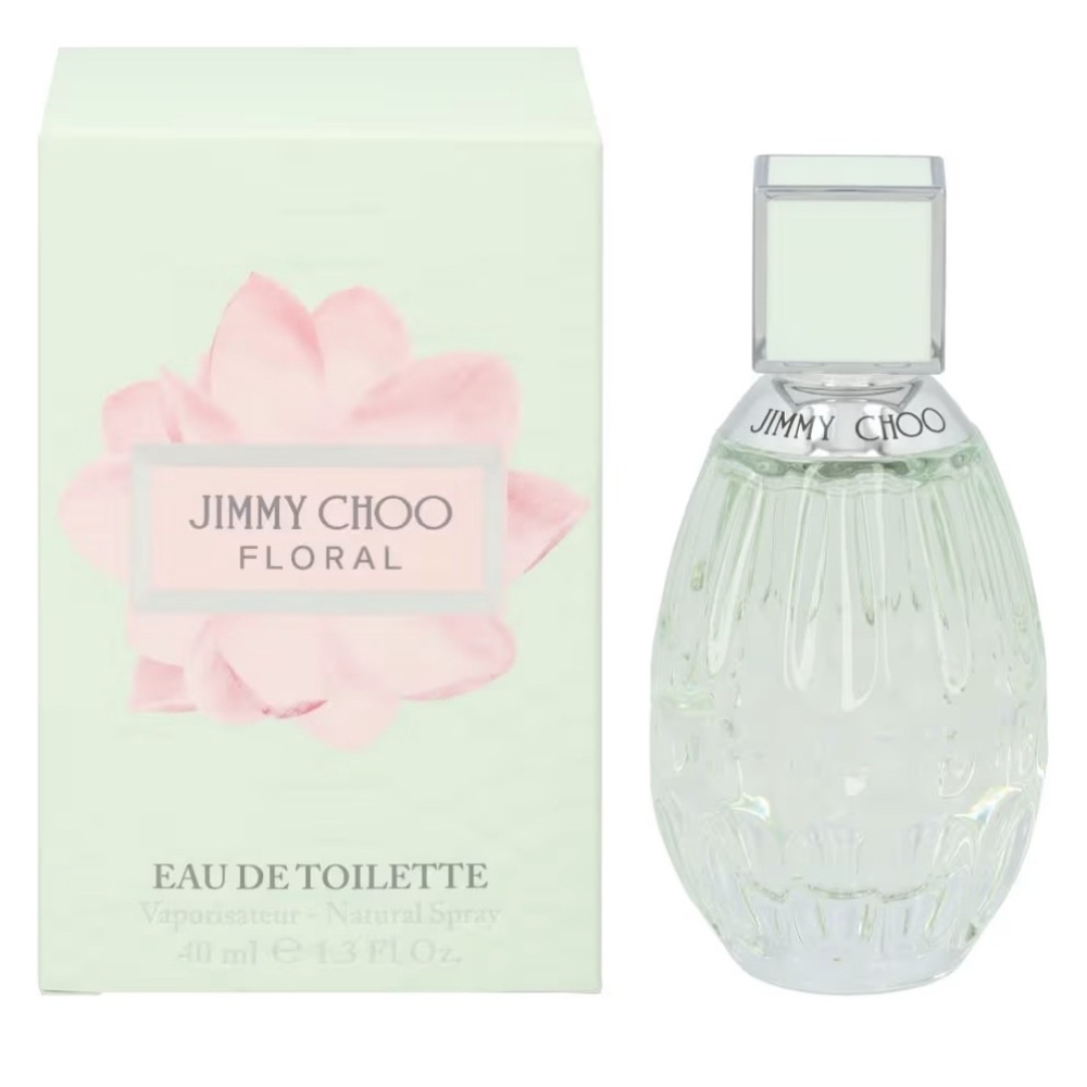 Jimmy Choo Women's  FLORAL 2  FL.OZ. Fragrance - Light Green and Silver bottles